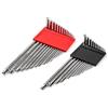 TEKTON Ball End Hex Key Set, 28-Piece (0.050-3/8 in, 1.3-10 mm) with Holder | KLX91301