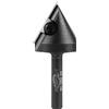 BINSTAK Punta per fresa con scanalatura a V da 60 gradi, gambo da 1/4, inserti in carburo per legno CNC, per lavorazione del legno, incisione e intaglio