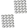 Uonlytech 2 Set Di Fascette Stringitubo Per Fascette Stringitubo A Orecchio Singolo Per Gas Fascette Stringitubo in Acciaio Inox 20 Pezzi * 2