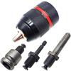 Meogromp Set di Mandrini da 13 mm Mandrino Autobloccante A Serraggio Manuale Conversione di Chiavi A Elettrico Manico Esagonale Tondo Mandrini per Trapano Elettrico Mandrino Chiave