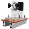 Ldbuejiaja Set di basi per router per legno 2 in 1 accessori per router portatili in alluminio 6-56 mm trimmer base regolabile