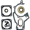 pljYocdO Set completo di guarnizione for carter, cilindro, marmitta, pompa 'olio, adatto for motosega 038 MS380 MS381(1 Set Gaskets Seal)