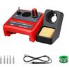 Jurtmy Stazione di saldatura batteria 18 V 20 V senza fili con regolazione della temperatura 200 - 500 °C per batterie al litio portatile con spugna di pulizia ESD protezione per lavori elettrici (B)
