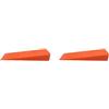 KSJOAIDDE Set di 2 cunei di abbattimento per tagliare alberi cadenti e abbattere alberi da 20,3 cm