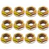 XBtouBUey Dado flangiato a barra M8 da 12 pezzi compatibile con i modelli di motosega 51, 55, 61, 66, 268, 272, 345, 350, 351, 353, 357, 359, 362, 365, 372, 394, 395, 450, 455, 460