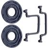 pljYocdO Kit guarnizione cilindro e paraolio adatto for motosega H445 450 445E 450E
