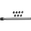 FACAIIO ER8 - Supporto per mandrino, con set di 7 pinze ER8 per fresatura CNC, foratura, maschiatura, C10 ER8A 100L 100L gambo da 10 mm