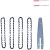 NnYuaUil Lama for motosega da 6 pollici, barra guida e catena for sega elettrica con 37 maglie di trasmissione, set di utensili ricaricabili