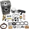 DORFEY Kit cilindro, pistone e carburatore da 47 mm, adatto for Sthil MS290 MS310 029 MS390 039 031, perno barra motosega, dado, fune di avviamento, parti di riparazione.