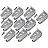 Marchfunny 10 ganci per cintura in acciaio inox con viti per una migliore gestione ed efficienza degli utensili
