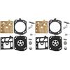 DORFEY Kit di riparazione e ricostruzione del diaframma del carburatore da 1/2 pezzi adatto for H-u-s-q-v-a-r-n=a 365 362 371 372 for motosega w-a-l-b-r-o K10-HD, pezzo di ricambio sostitutivo(2PCS)
