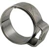 fittingstore Fascette stringitubo a 1 orecchio con inserimento, morsetti in acciaio inox (campo di serraggio: 23,3 - 26,3 mm)