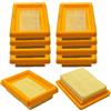 UHESWQ Adatto for STIHL FS120 FS200 FS250 FS300 FS350 FS400 FS450#41311410300 Trimmer Decespugliatore 10 pezzi Kit filtro aria più pulito