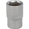 WOLFPACK LINEA PROFESIONAL Chiave a bussola esagonale 1/2 19 mm. Profilo a 6 lati. Acciaio al cromo vanadio, bordi rotondi