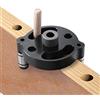 Generic Localizzatore di Punzoni Dritti per la Lavorazione del Legno in Lega di Alluminio Durevole per Strumenti Guida per Trapano per Carpenteria, Elevata Precisione di Foratura per gli
