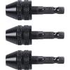 SUVIA 3X Trapano Chiave Mandrino Cacciavite Adattatore per Driver Trapano Stelo 1/4 Pollici