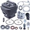 UYTGFO Adatto for Stihl 034 036 Ms360 Ms340 Ms 340 360 Motosega Motore Parti Motore Cilindro Pistone Paraolio Candela Guarnizione Kit 48mm