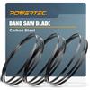 POWERTEC Lame per sega a nastro da 62 pollici per lavorazione del legno, lame per sega a nastro Powertec, Ryobi, WEN, Grizzly, Skil e Sears Craftsman 22,9 cm, 3 pezzi (13601)