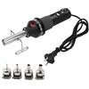Fafeicy Pistola Ad Aria Calda Elettrica 450 W, Bella Forma, Facile Usare e Trasportare, Temperatura 'aria Calda con Display LCD, Controllo Preciso della Temperatura, Adatta per la