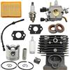 UYTGFO Misura for STIHL FS120 FS250 FS250R FS200 FS200R Trimmer Decespugliatore Parti 35 millimetri Cilindro Pistone Carburatore Filtro Aria Kit Tubo Flessibile Del Carburante