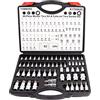 TOMMARS Master - Set di 60 chiavi a bussola Torx e bussole esterne da 1/4, 3/8, 1/2, punte in acciaio S2, prese CRV E4-E24, T6-T70, TT6-TT70, TP8-TP60