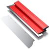 GETLITOOL 60cm Spatola per Stucco con Lama in Acciaio Inossidabile e Manico Ergonomico, Raschietto Coltello Semi Flessibile per Cartongesso Cemento e Pareti in Calcestruzzo, Include Lama di Ricambio