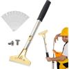 Generic Raschietto per vernice da parete, raschietto per rimuovere la vernice da | parete, raschietto per vernice da bagno con lama, raschietto per vernice con manico lungo, set di raschietti per vernice con