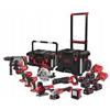 Milwaukee M18 FPP9A-555T Powerpack 9-delig 18V 5.0/5.5Ah in Packout™ Trolley + Box - 4933492524