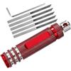 HAPINARY Scalpello da Incisione per Modellismo, Set 1 Pezzo | Acciaio e Alluminio, per DIY e Piccole Forme, Comodo da Impugnare, Portatile