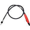SagaSave Attacco adattatore albero flessibile da 3 mm, cavo di prolunga flessibile per trapano compatibile per utensili per la lavorazione del legno Dremel (rosso)