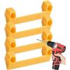 Generic Supporto per metro a nastro, cintura da banco per misuratori a nastro, utensili elettrici, 4 ganci per attrezzi per metro a nastro e occhiali, per l'organizzazione del garage