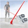 Generic Kit di attrezzi per finitura calcestruzzo con staffa regolabile e maniglie per ristrutturazione pavimenti e cantieri