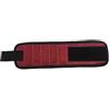 Generic Cinghia da polso magnetica resistente, multifunzione, per la lavorazione del legno, aspirazione delle unghie, protezione da polso, supporto per viti e chiodi (nero, blu, rosso, arancione