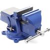 Wiltec Morsa da banco Heavy Duty 100mm con incudine e ganascia di serraggio per sollecitazioni pesanti