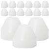 Abaodam 20 Pezzi Boccole Penna Antiaderenti in Pe Resistenti All'usura per Tornitura Penne, Protezione del Fusto, Kit Accessori Legno per Tornio Professionale
