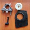 DORFEY Adatto for motoseghe Zenoah G3800 38cc, alloggiamento dell'ingranaggio a vite senza fine, piastra di copertura dell'oliatore, ugello iniettore, kit pompa olio 2841.55112(OIL PUMP KITS)