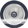 Generico Compatibile for 1 pezzo Dia.150mm * 50mm Ruota in gomma Smerigliatrice a nastro Contatto tenditore attivo 6 x2 Parte levigatrice(P150x50mm 6202 12.7,70A common)