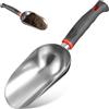 Mipcase Scooper Per Ghiaccio e Terreno Leggero Versatile Attrezzo Da Giardino Per Trasporto Di Ghiaccio e Alimenti Manico Ergonomico Per Comfort Uso Ottimo Per Giardinaggio e Conservazione