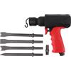Adfaga Kit Martello Pneumatico Professionale 4500BPM Utensile Pneumatico a Percussione Pesante con 4 Accessori per Scalpello Corsa del Pistone da 41 mm per Taglio di Metalli, Ripar