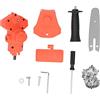 Adfaga Adattatore per motosega per trapano elettrico Kit di conversione per portatile arancione resistente Trasforma il tuo trapano elettrico in motosega per il taglio del legno P