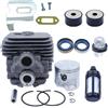 LIWaaGe Adatto for seghe da taglio TS410 TS420 con filtro 'olio 42380201202 Kit guarnizione cilindro pistone