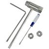 DORFEY Adatto for motosega Sthil con cacciavite, flangia, dado della barra (M8), chiave di regolazione del carburatore, set di utensili, chiave a T da 3/4''x 1/2'' T27 END