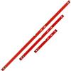 Milwaukee Accessori - Livella a bolla 3 pezzi, 180 cm, 120 cm, 6 cm
