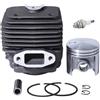 DORFEY Kit candela cilindro pistone alesaggio grande da 49 mm adatto for Sthil TS360 TS350 08 08S BG17 SG17 atomizzatore troncatrice Part # 4201 020 1200