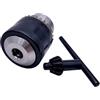 TZNLTPFY 1pcs 1-13mm 3-16mm B16 B18 1/2 Thread Drill Chuck Conversion Drill Chuck Wrench Into Drill Keyless 3 Jaw Chuck DINZHHENGYIN(3-16mm B16)