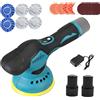 Generic Kit Macchina per Lucidatrice per Tampone per Auto a Corda, Lucidatori di Auto e Buffer con Batterie Ricaricabili 2X, 8 Velocità Variabile 2800-5500 Giri / Min per la Ceretta per Lucidatura In Auto