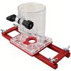 Snugawarm Staffa di fissaggio invisibile 2 in 1 | Base router per decespugliatore per legno con guida di centraggio per macchine ID da 65 mm | Maschera di mortasatura regolabile per impiallacciatura in legno