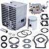 LIWaaGe Adatto for motoseghe con carburatore BS500 BS502 BS502I BS600 BS602 BS602I BS700 BS702 WM80 Set guarnizioni cilindro pistone da 45 mm.