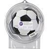 Wilton Stampo da Forno a Forma di Pallone Da Calcio 3D, Stampo per Dolci in Alluminio Palla Realistica Per la Cottura di Torte per Bambini, Di Compleanno e per Feste - 30 x 20 x 7,5 cm