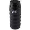 Pioneer - Thermos a Doppia Parete, da Viaggio, per Tenere al Caldo Le Bevande, Acciaio Inossidabile, Nero, 480ml